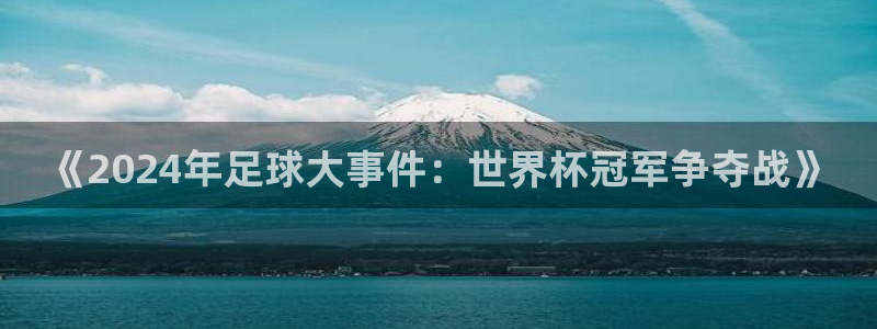 足球世界杯:《2024年足球大事件:世界杯冠军争夺战》